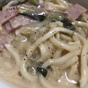 シチューが余ったら♡絶品うどんシチュー